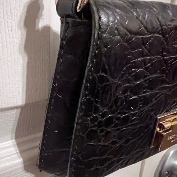 Kate Spade Black Leather Crossbody Bag - Picture 4 of 12